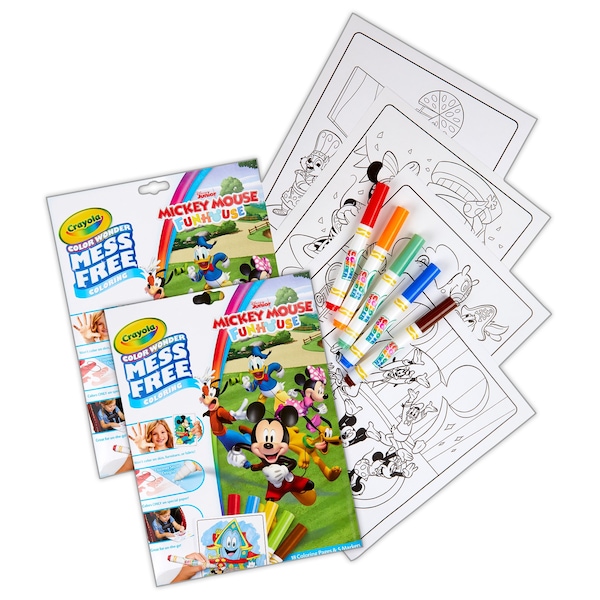 Color Wonder Coloring Pad & Markers, Mickey, 2PK